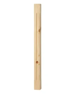 Spårad stolpe - Räckespelare 900 x 65 mm furu