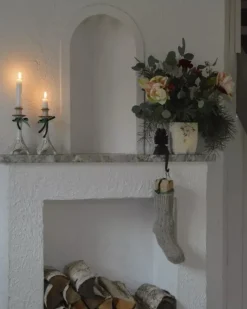 Strumpkrok till öppen spis - Gjutjärn