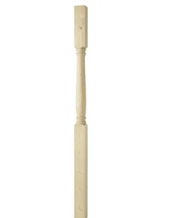 Svarvad pelare - Gran 2500 x 130 mm