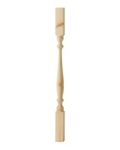Svarvad stolpe - Furu 900 x 53 mm
