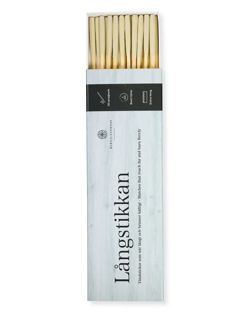 Tändsticksask Långstikkan - Tändstickor