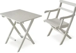 Trädgårdsbord - Klassiskt trädgårdsbord hopfällbart, 75 cm