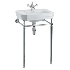 Tvättställ - Burlington Victorian 56 cm med kromställning