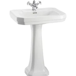 Tvättställ - Burlington Victorian 61 cm med piedestal