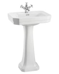 Tvättställ - Burlington Victorian 56 cm med piedestal