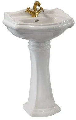 Tvättställ Camden - 55 cm, piedestal