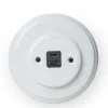 USB-C uttag vitt porslin - Fontini infällt