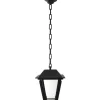 Utomhuslampa - Lykthus med kedja & glasbotten L4