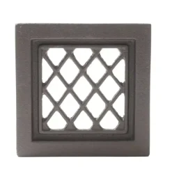 Varmluftsgaller gjutjärn - Kvadrat