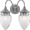 Vägglampa - Tigerstedt nickel, klarglas