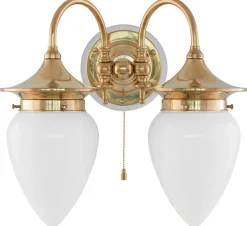 Vägglampa - Tigerstedt, opalvit