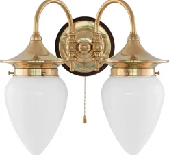 Vägglampa - Tigerstedt, opalvit