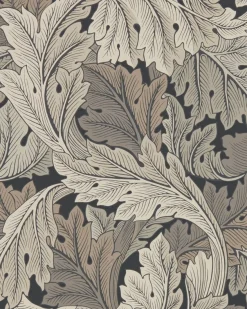 William Morris & Co. Tapet - Acanthus Charcoal/Grey