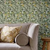 William Morris & Co. Tapet - Arbutus Green/Terracotta