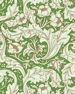 William Morris & Co. Tapet - Bachelor´s Button Leaf Green/Sky