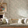 William Morris & Co. Tapet - Double Bough teal rose