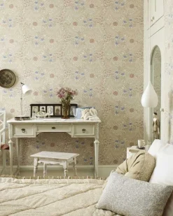 William Morris & Co. Tapet - Larkspur Olive/Lilac