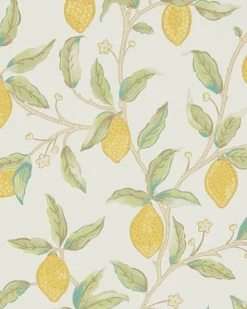William Morris & Co. Tapet - Lemontree bay leaf