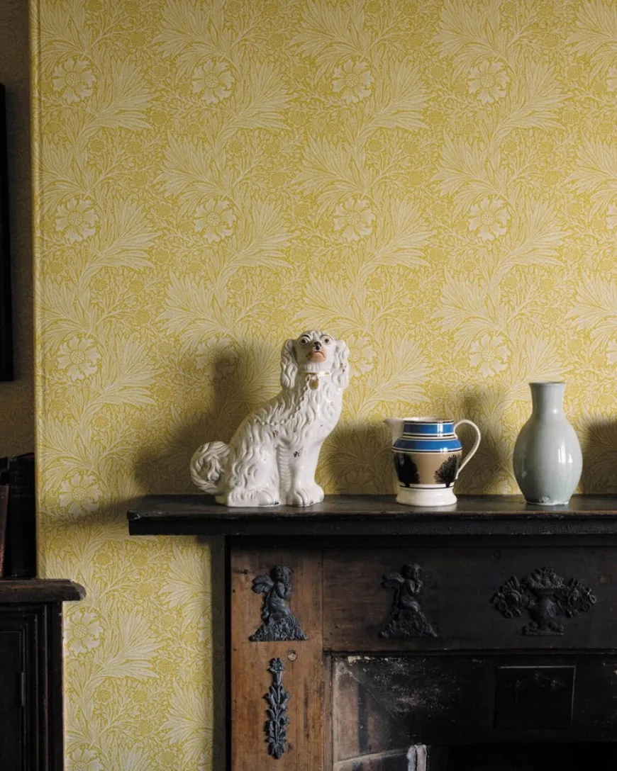 William Morris & Co. Tapet - Marigold Chartreuse