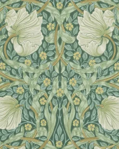 William Morris & Co. Tapet - Pimpernel Privet/Slate