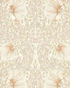 William Morris & Co. Tapet - Pimpernel Cochineal Pink