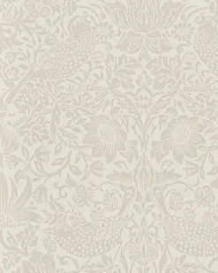 William Morris & Co. Tapet - Pure Strawberry Thief Ecru/Cream