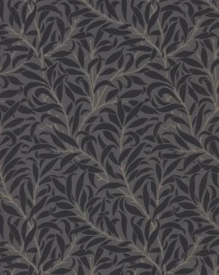 William Morris & Co. Tapet - Pure Willow Boughs Charcoal/Black
