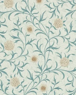 William Morris & Co. Tapet - Scroll Loden/Slate