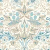 William Morris & Co. Tapet - Simply Strawberry Thief slate/vellum