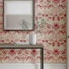 William Morris & Co. Tapet - Simply Strawberry Thief madder
