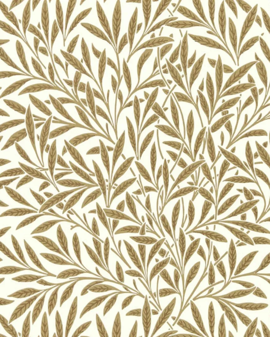 William Morris & Co. Tapet - Willow Cream/Brown