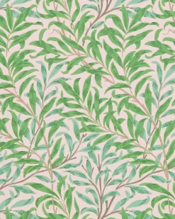 William Morris & Co. Tapet - Willow Boughs Pink/Leaf Green